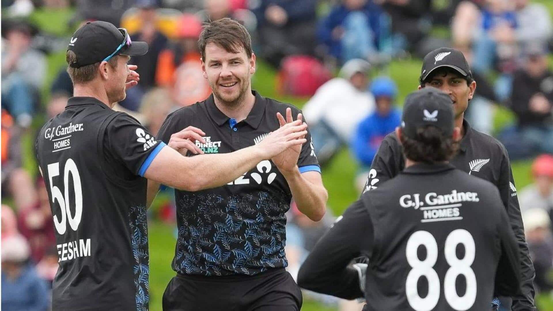 Jacob Duffy shines with four-fer, completes 50 T20I wickets: Stats