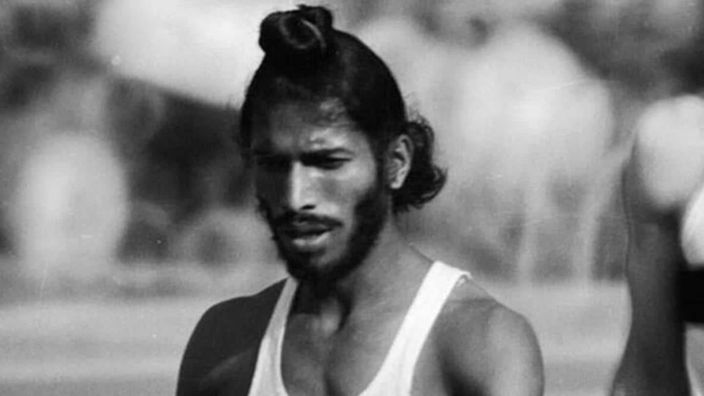 Milkha finished sixth in a cross-country race