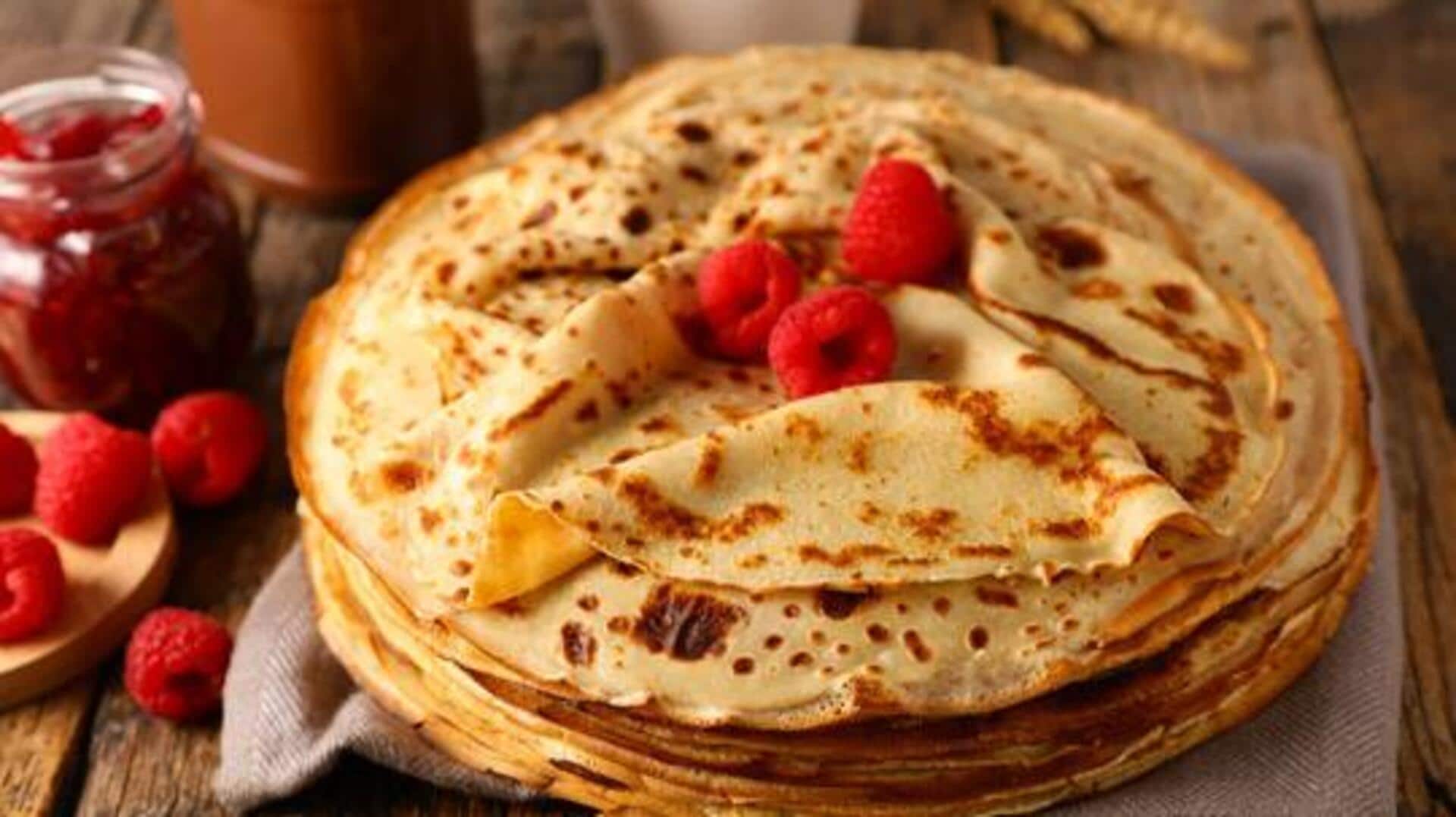 5-minute millet crepes for busy mornings