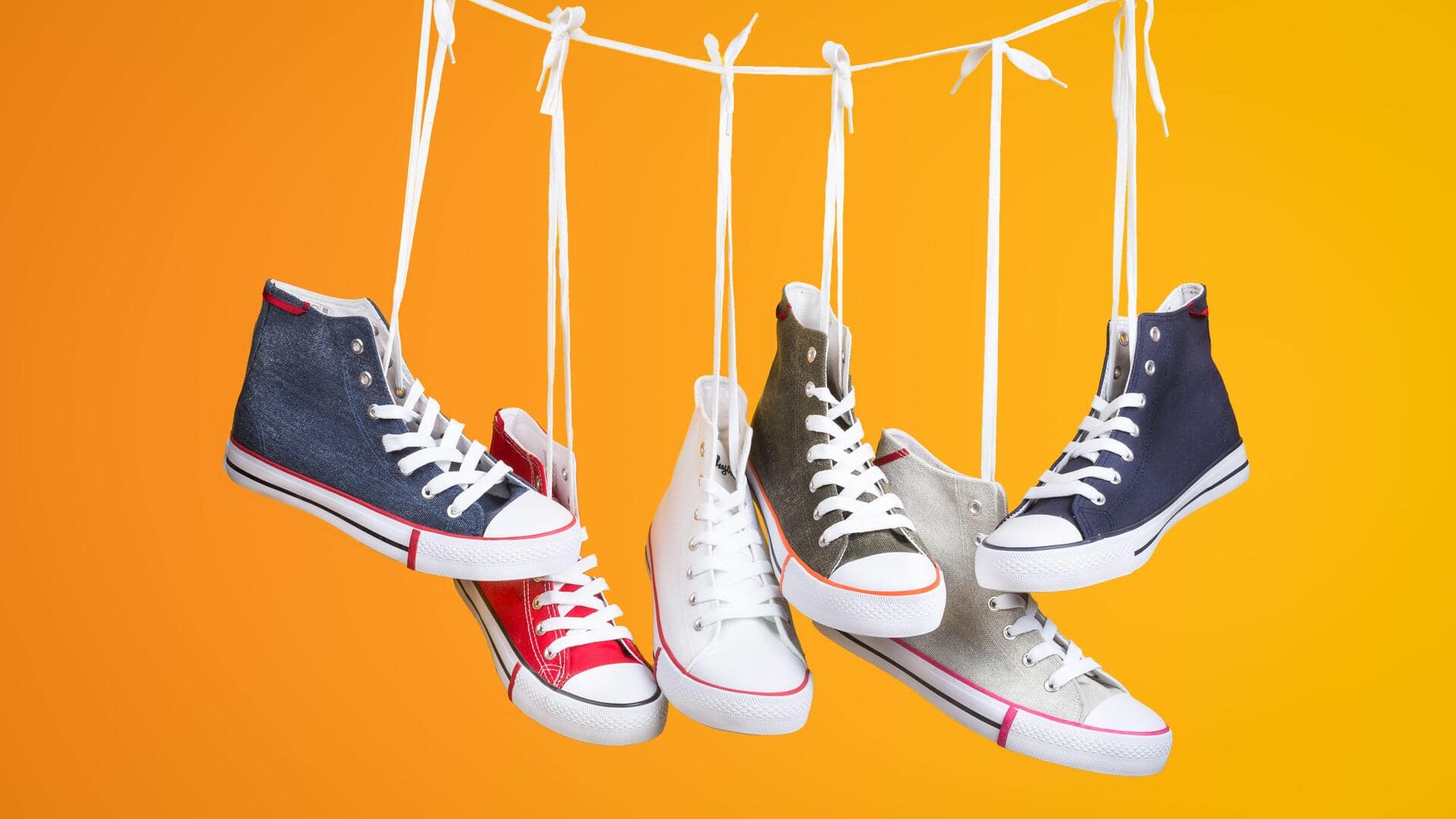 The right way to wash your canvas sneakers