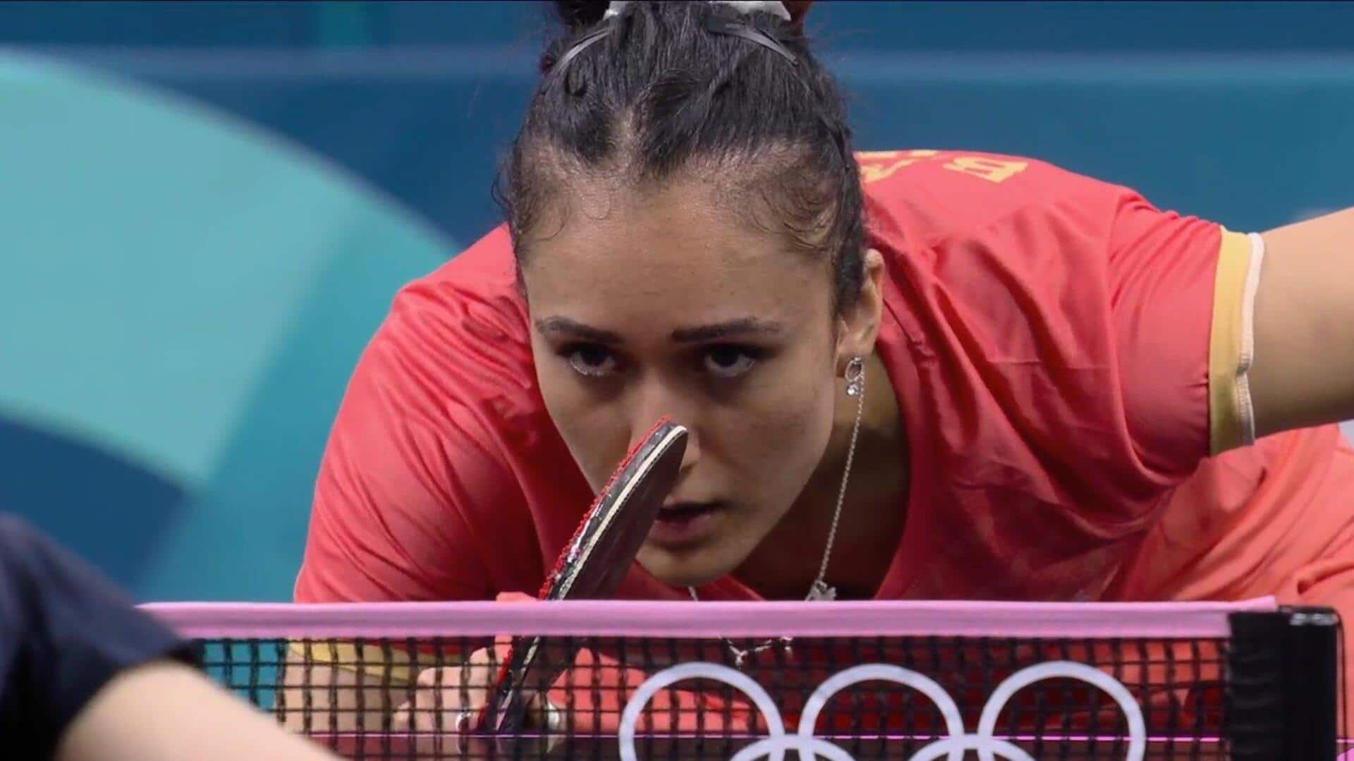 2024 Paris Olympics: Indian paddler Manika Batra reaches second round