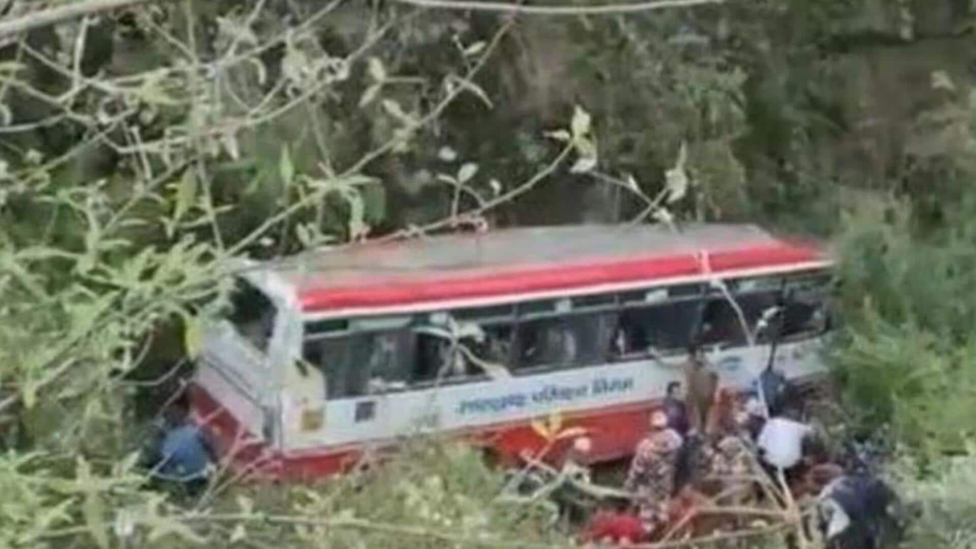 Uttarakhand: Bus falls into 100m ditch, several injured