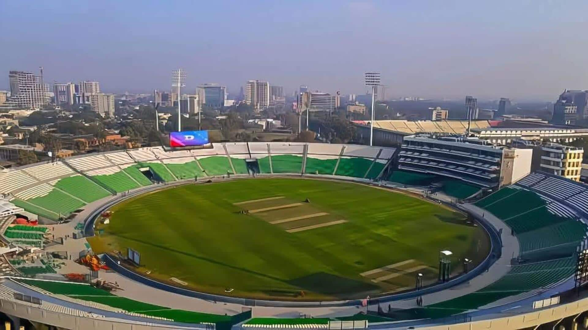 Gaddafi Stadium renovation completed, ready for Champions Trophy action