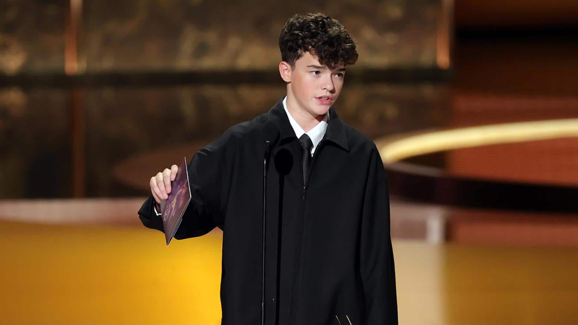 'Was nothing...three years ago': Owen Cooper talks historic Emmy victory