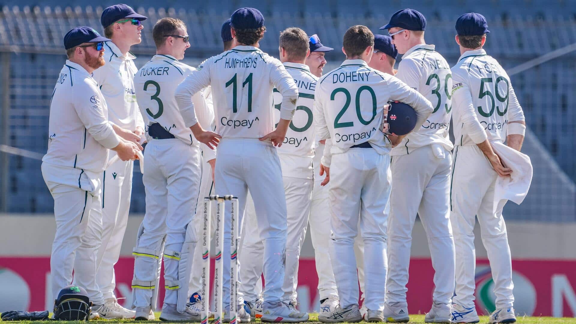 Ireland's Andy McBrine records his second Test fifer: Key stats