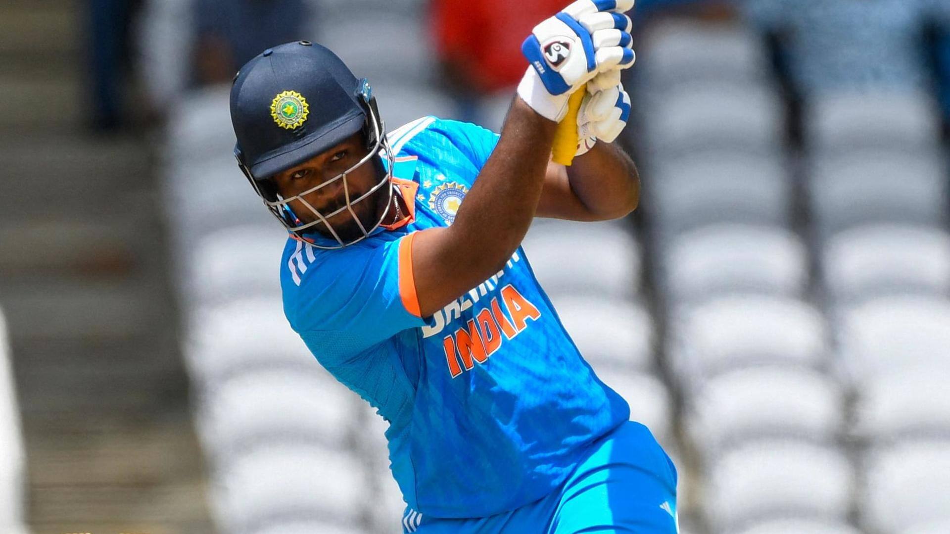 Sanju Samson slams his third ODI half-century: Key stats