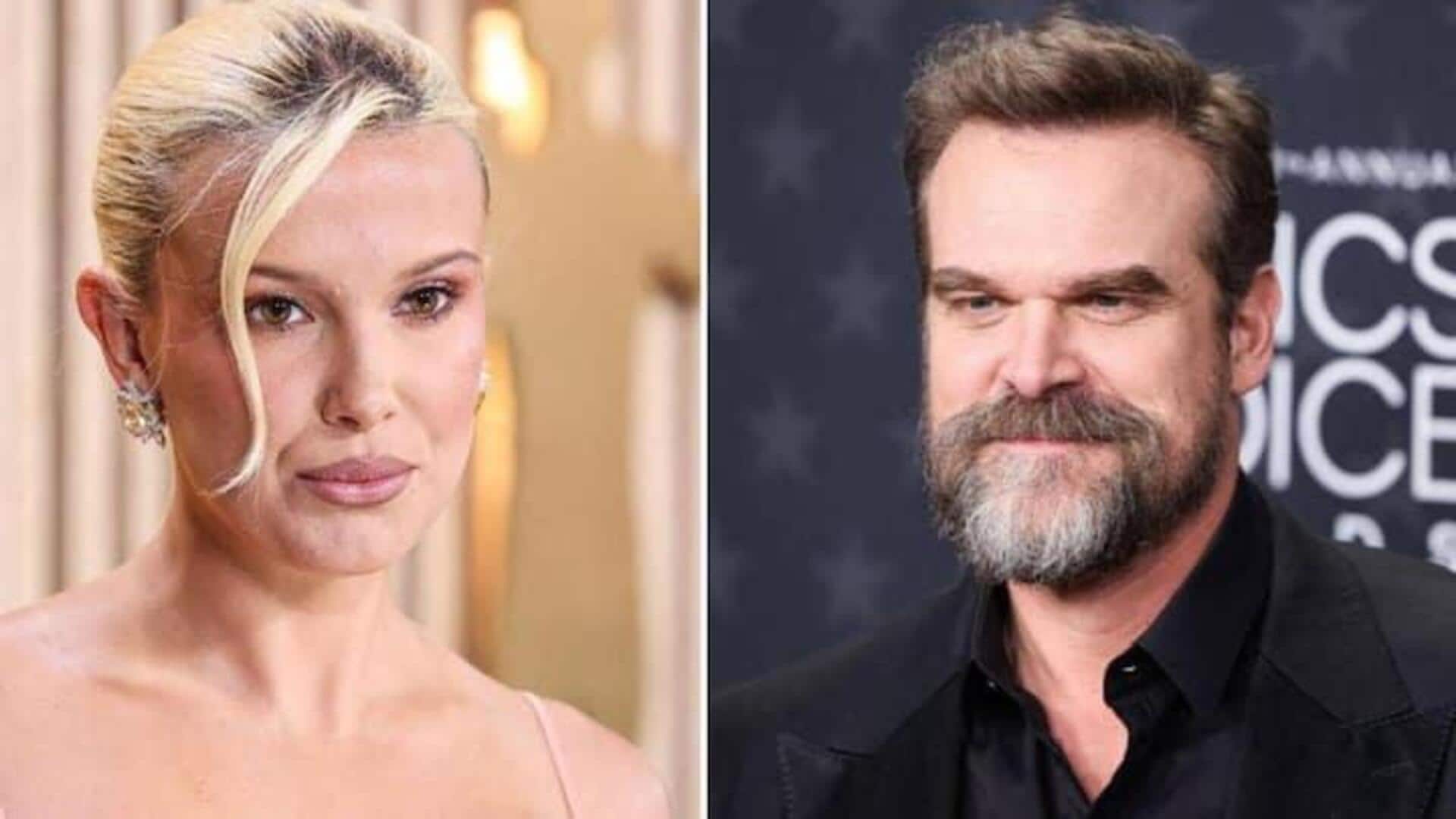 David Harbour breaks silence on Millie Bobby Brown harassment claims