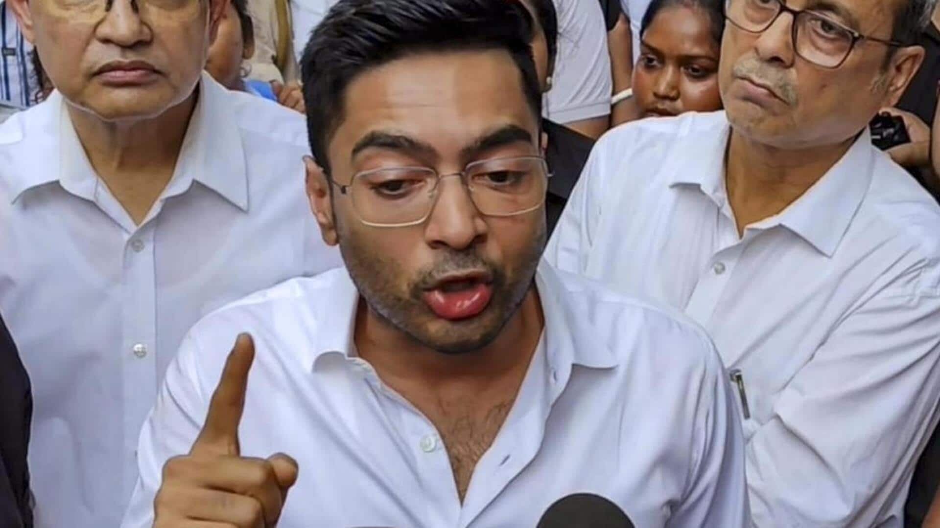 FIR against Derek O'Brien, Abhishek Banerjee after scuffle over billboard