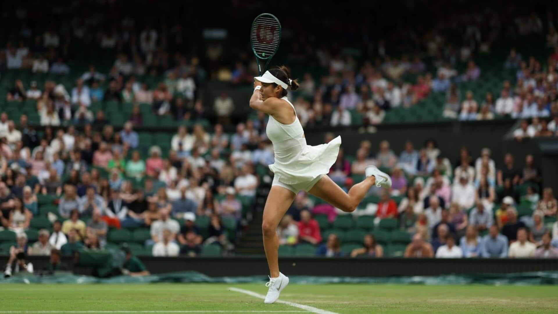 Emma Raducanu beats Maria Sakkari to reach Wimbledon R16: Stats