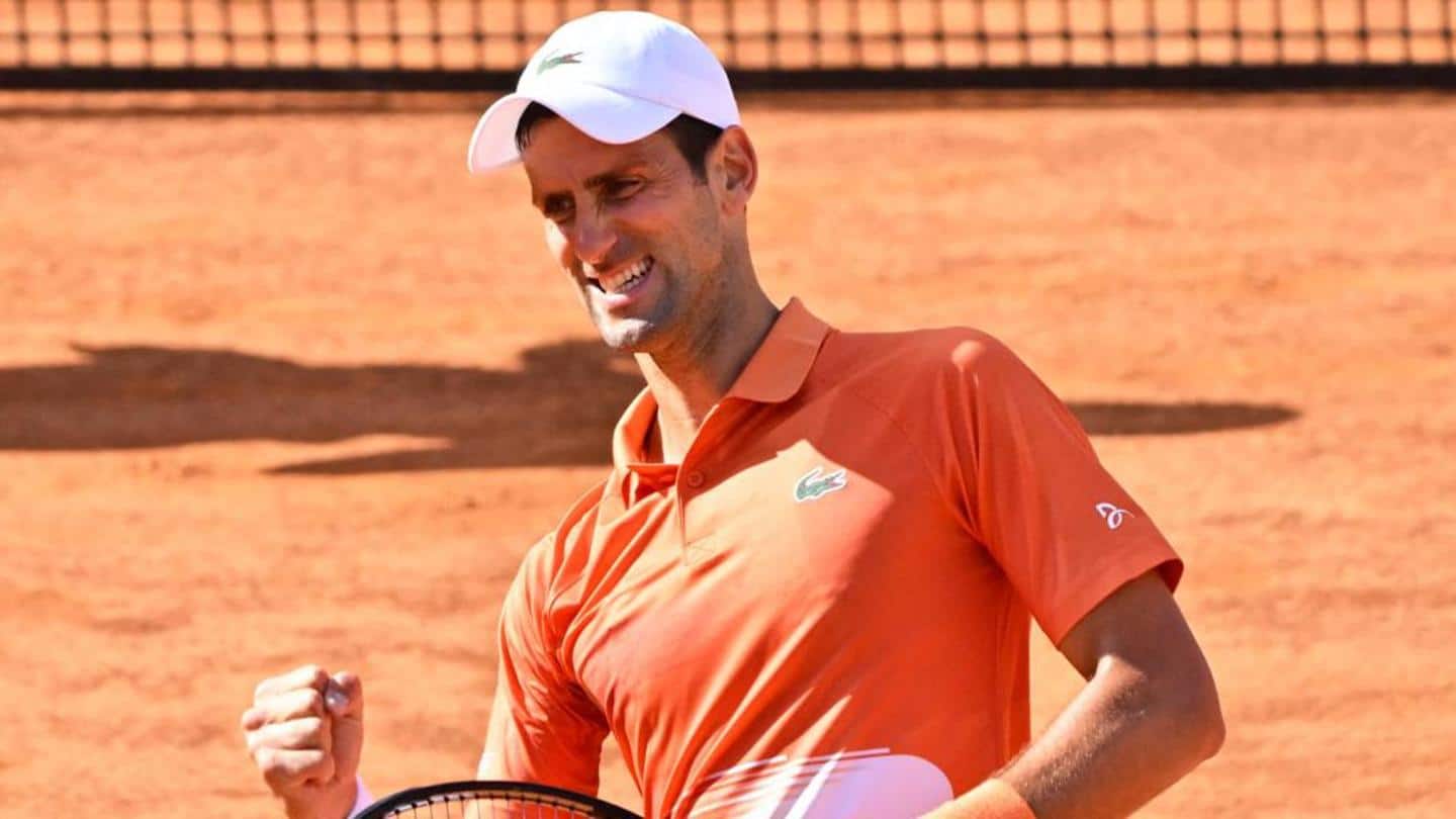 Rome Masters: Novak Djokovic defeats Karatsev, claims his 60th win