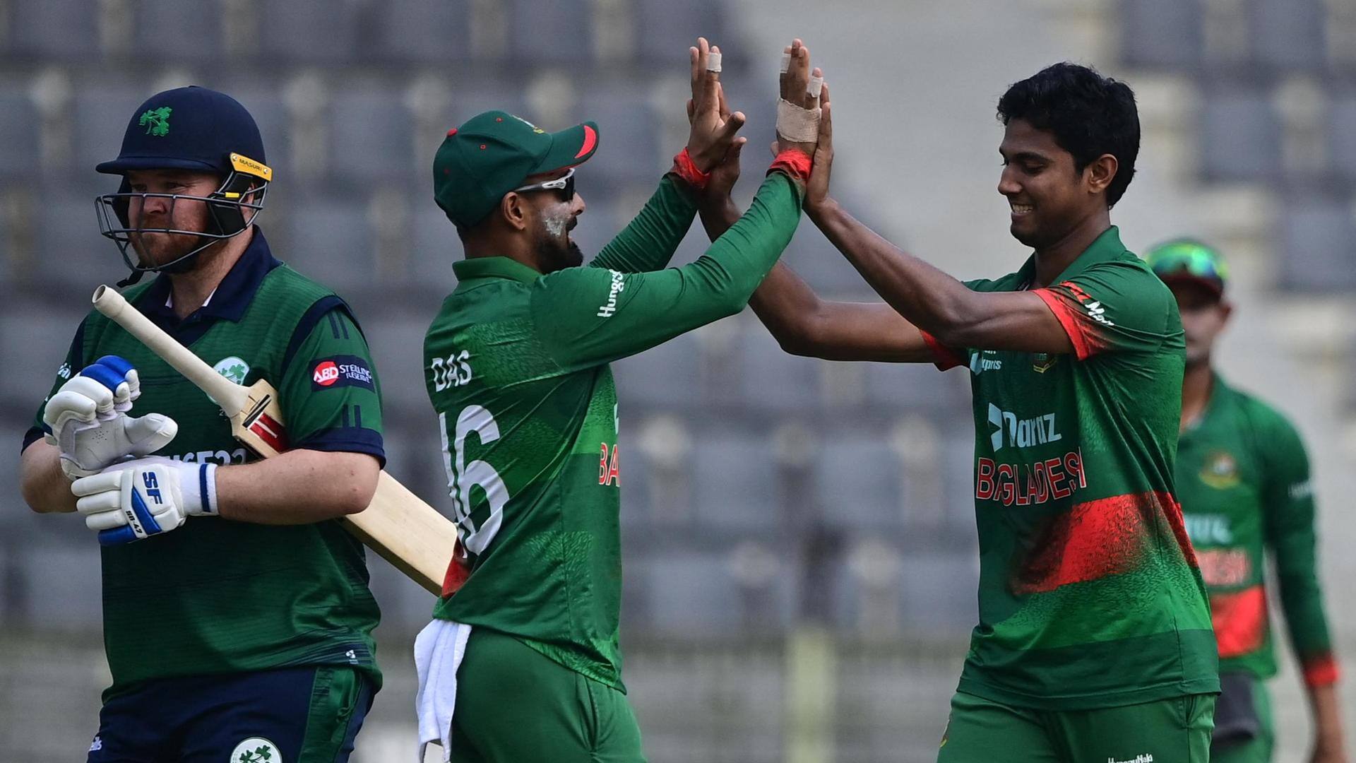 Bangladesh vs Ireland: Hasan Mahmud claims his maiden ODI fifer