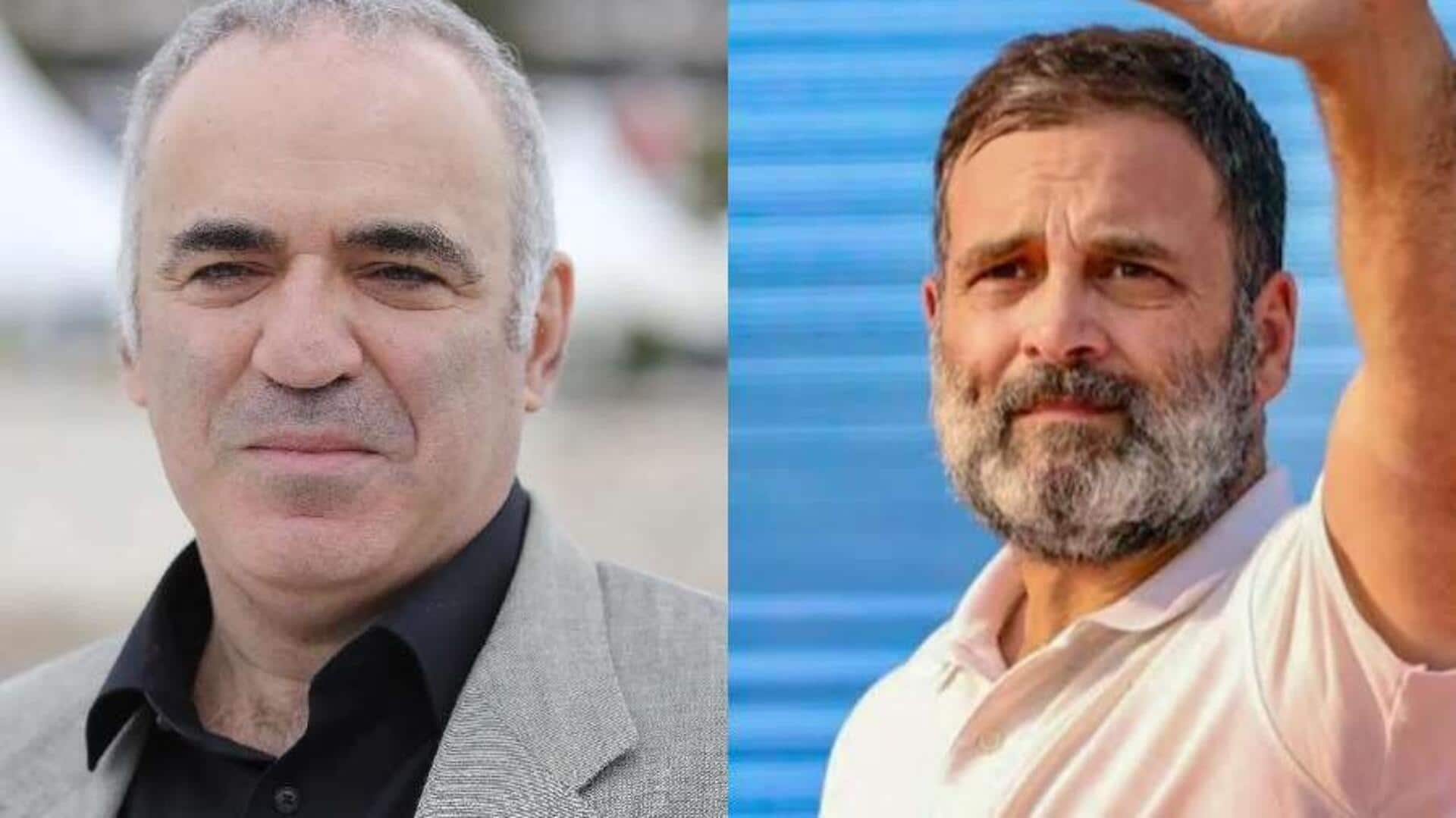 Garry Kasparov issues clarification after viral post on Rahul Gandhi 