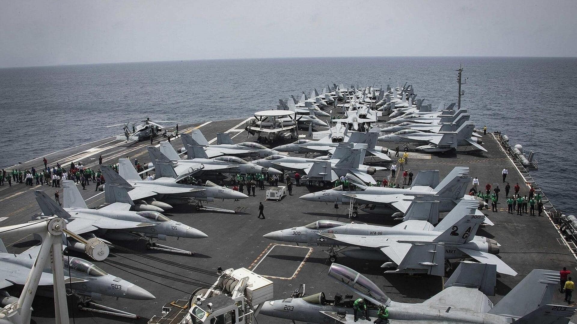US shoots down Iranian drone that approached aircraft carrier