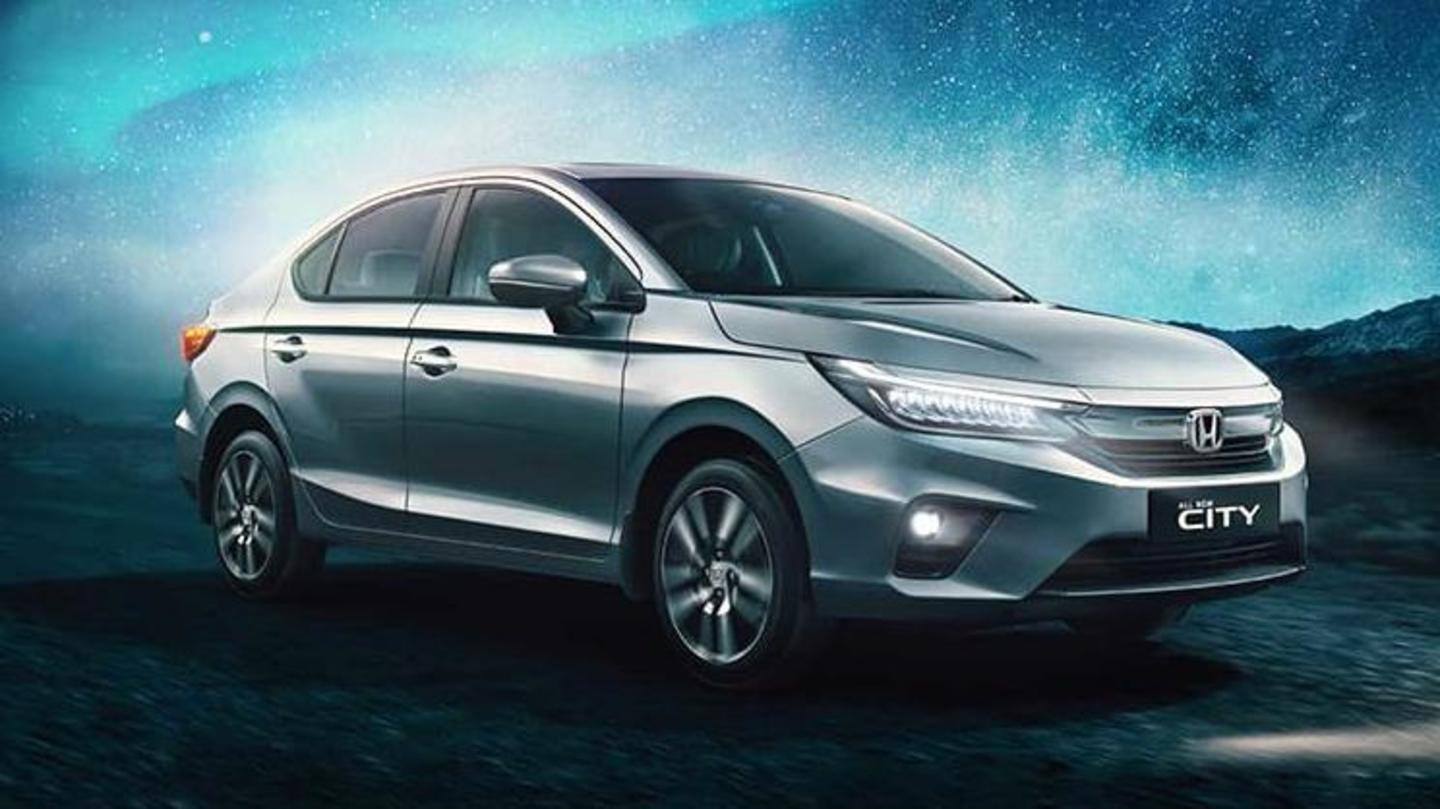The car has a full-LED lighting setup and chromed grille The car has a full-LED lighting setup and chromed grille
