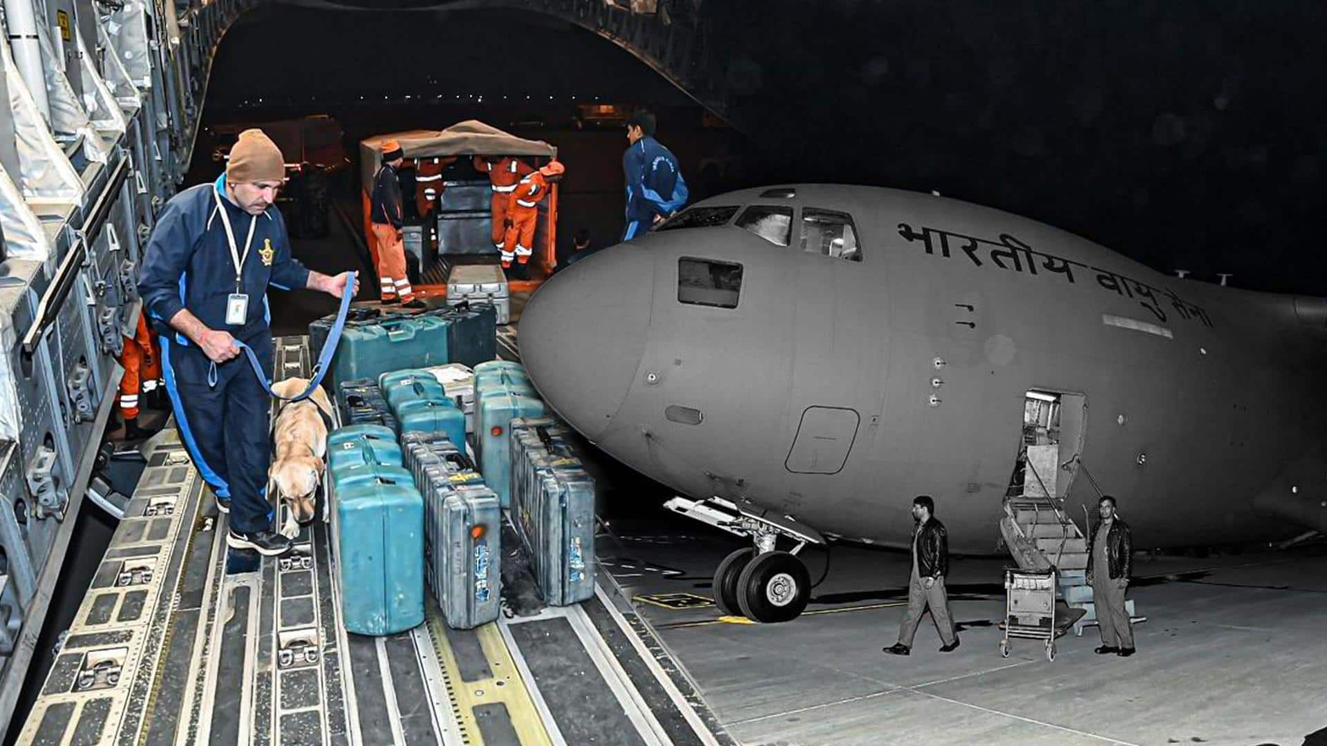 India sends first batch of relief aid to earthquake-hit Turkey