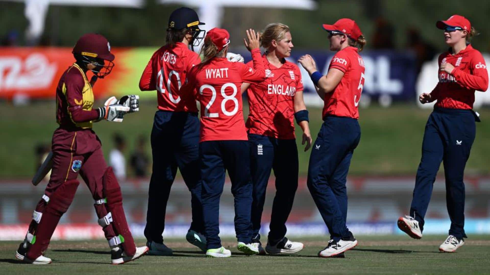 ICC Women's T20 World Cup 2023, England beat WI: Stats
