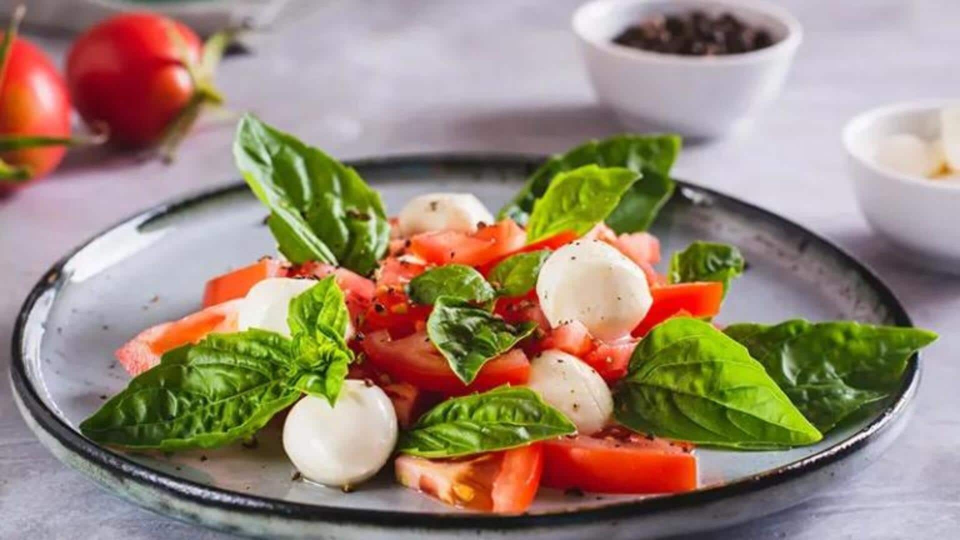 Freshness overloaded: Check out this caprese salad recipe