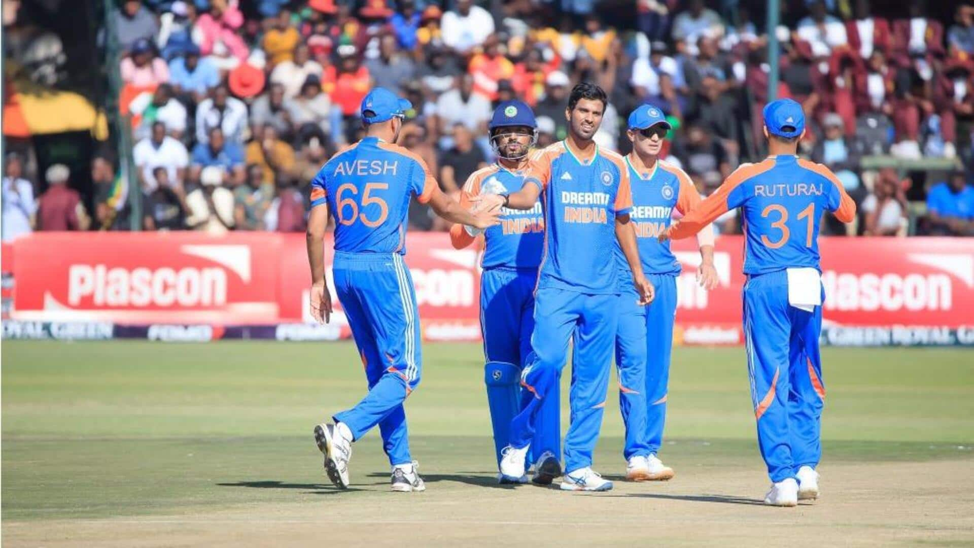 India claim comprehensive win over Zimbabwe in 2nd T20I: Stats