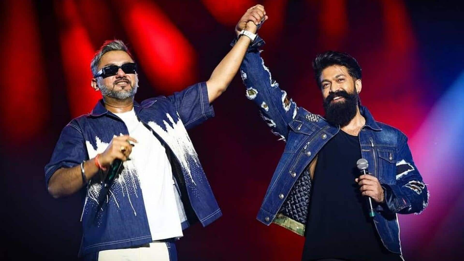 Yash surprises fans at Honey Singh's Bengaluru concert—collaboration coming soon?