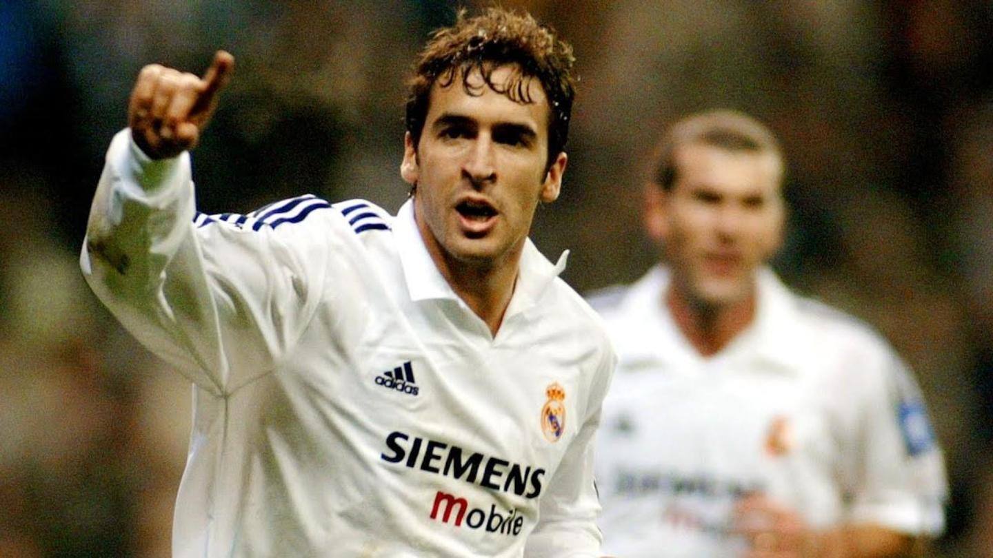 Former Real ace Raul is fifth on the list Former Real ace Raul is fifth on the list