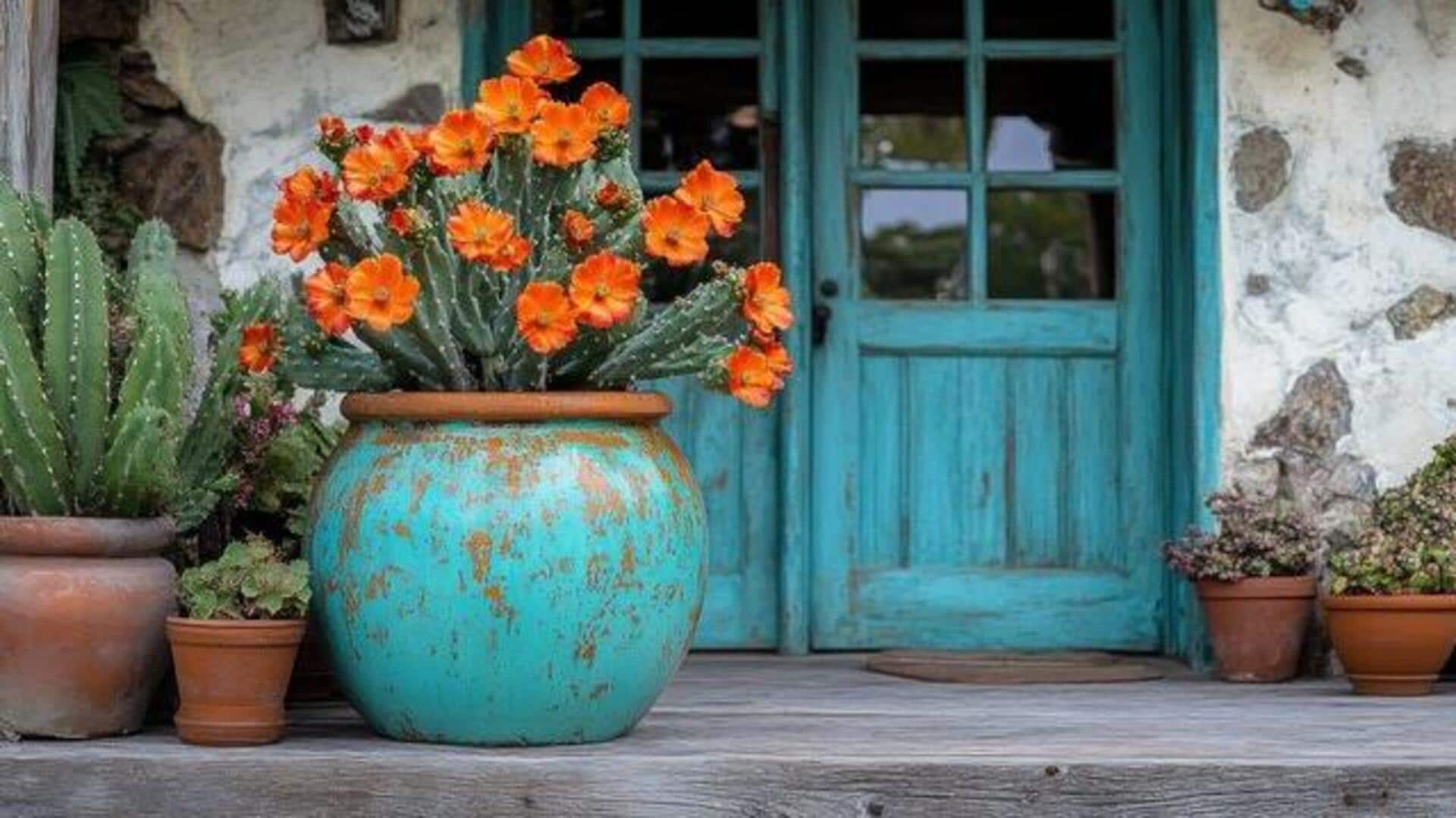 Transform planters with stencil patterns: 5 designs 