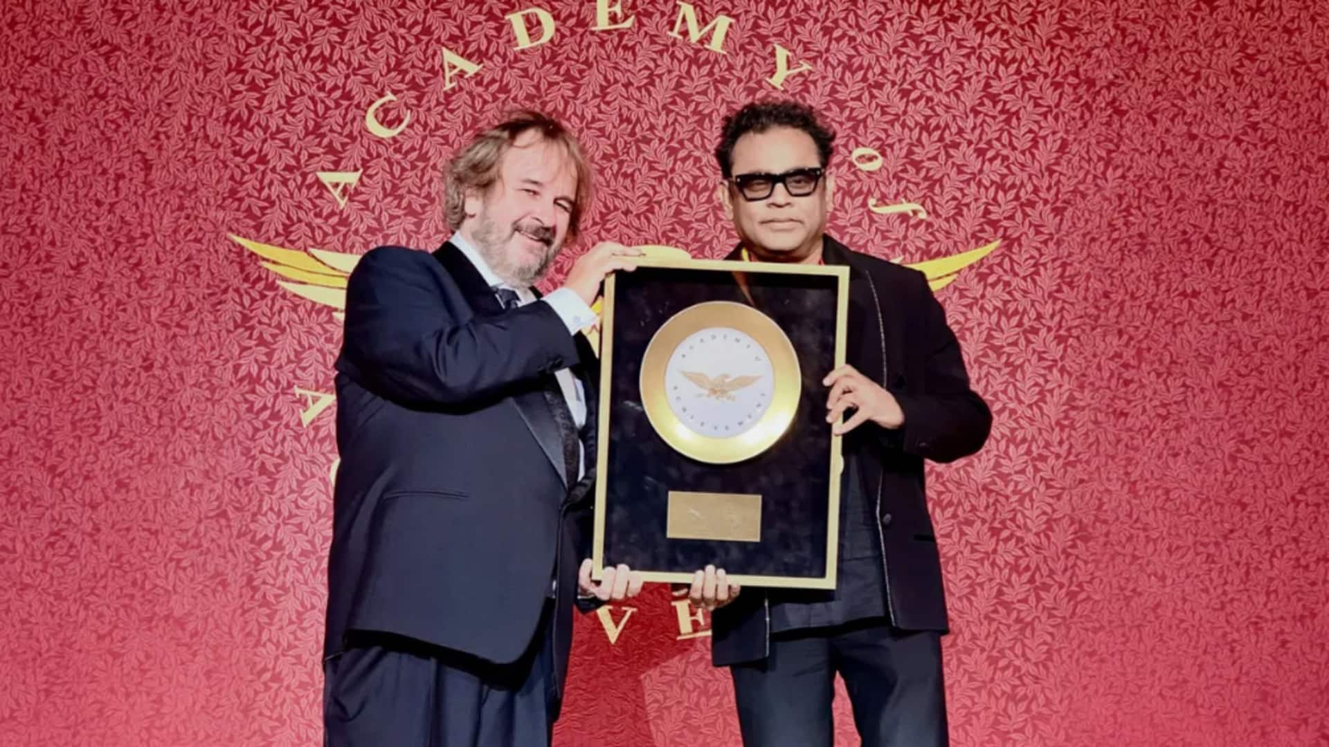 AR Rahman bags prestigious Golden Plate Award