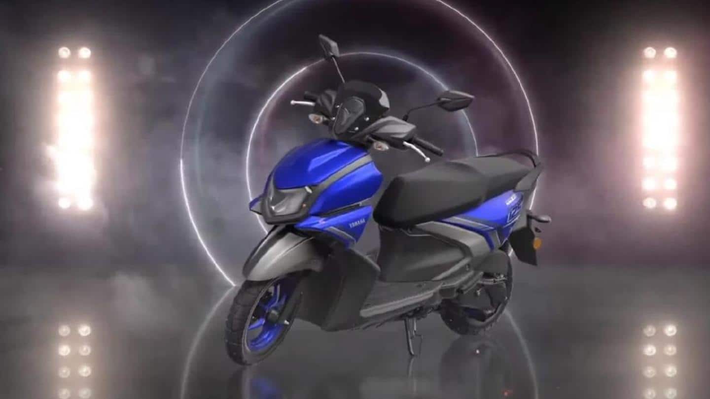 Yamaha RayZR 125 scooter, with hybrid tech, revealed in India