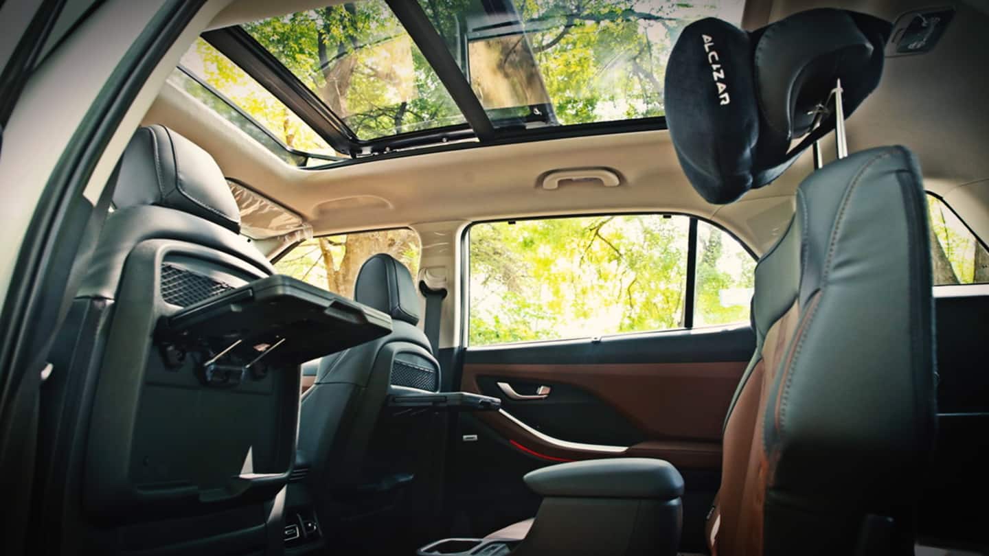 The 6-seater configuration gets more comfortable captain seats The 6-seater configuration gets more comfortable captain seats