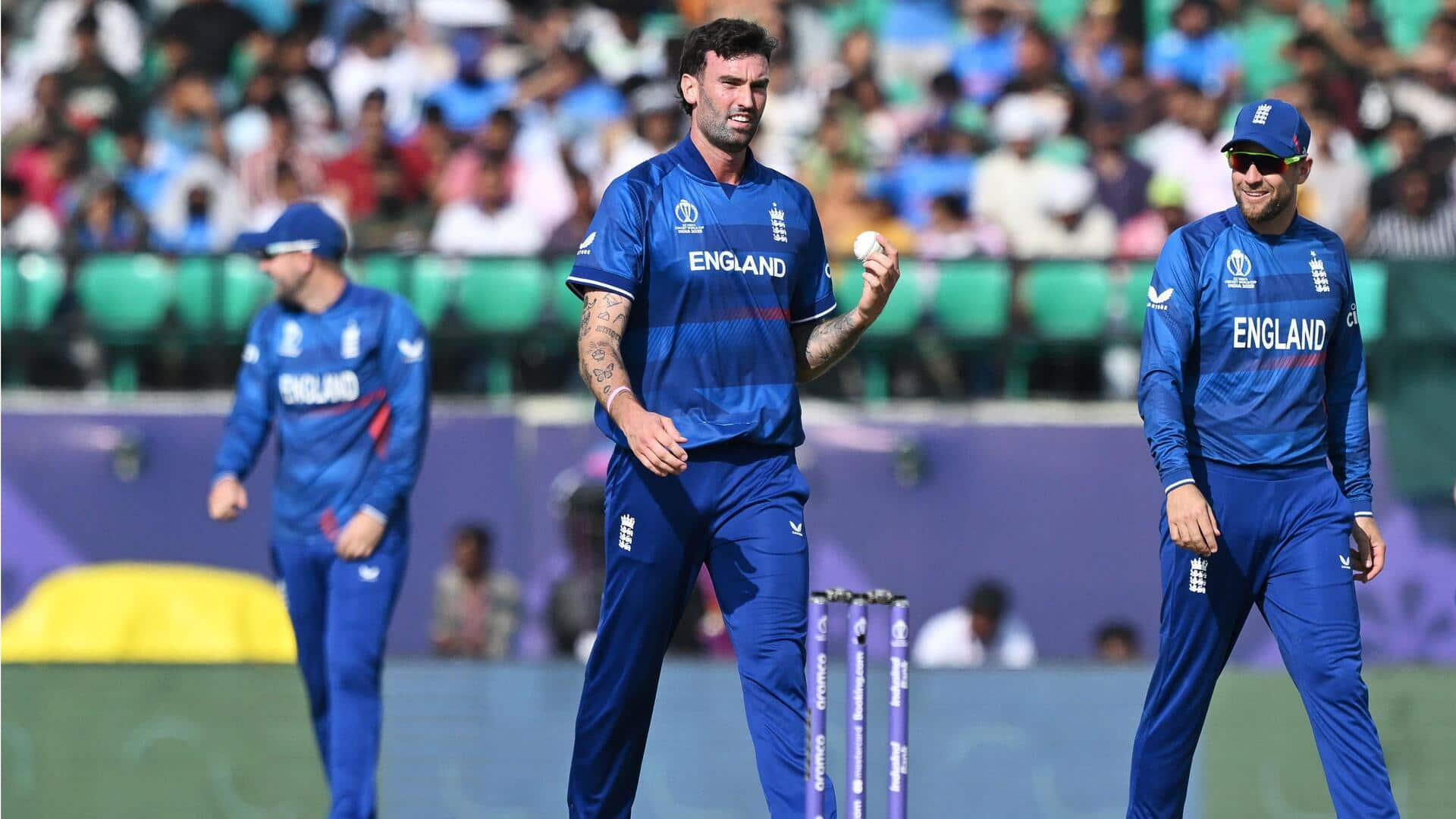 Reece Topley records England's best WC figures versus Bangladesh