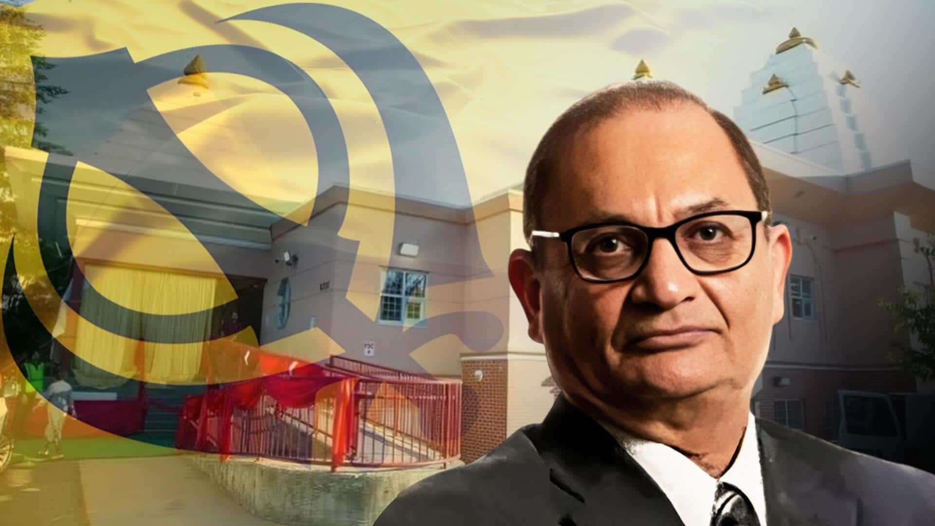 Canada: Hindu temple president's house allegedly fired upon by pro-Khalistanis