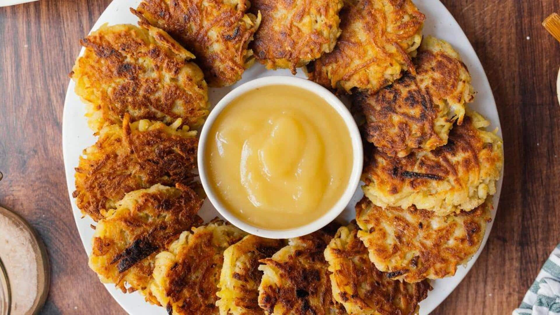 Make German vegan potato pancakes with this recipe