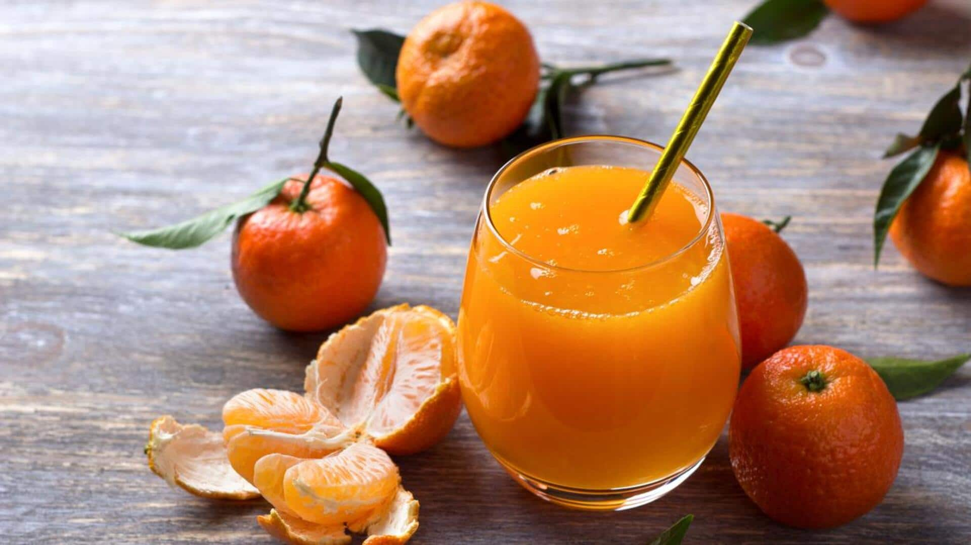 Sunny delights: Cooking with tangerine juice