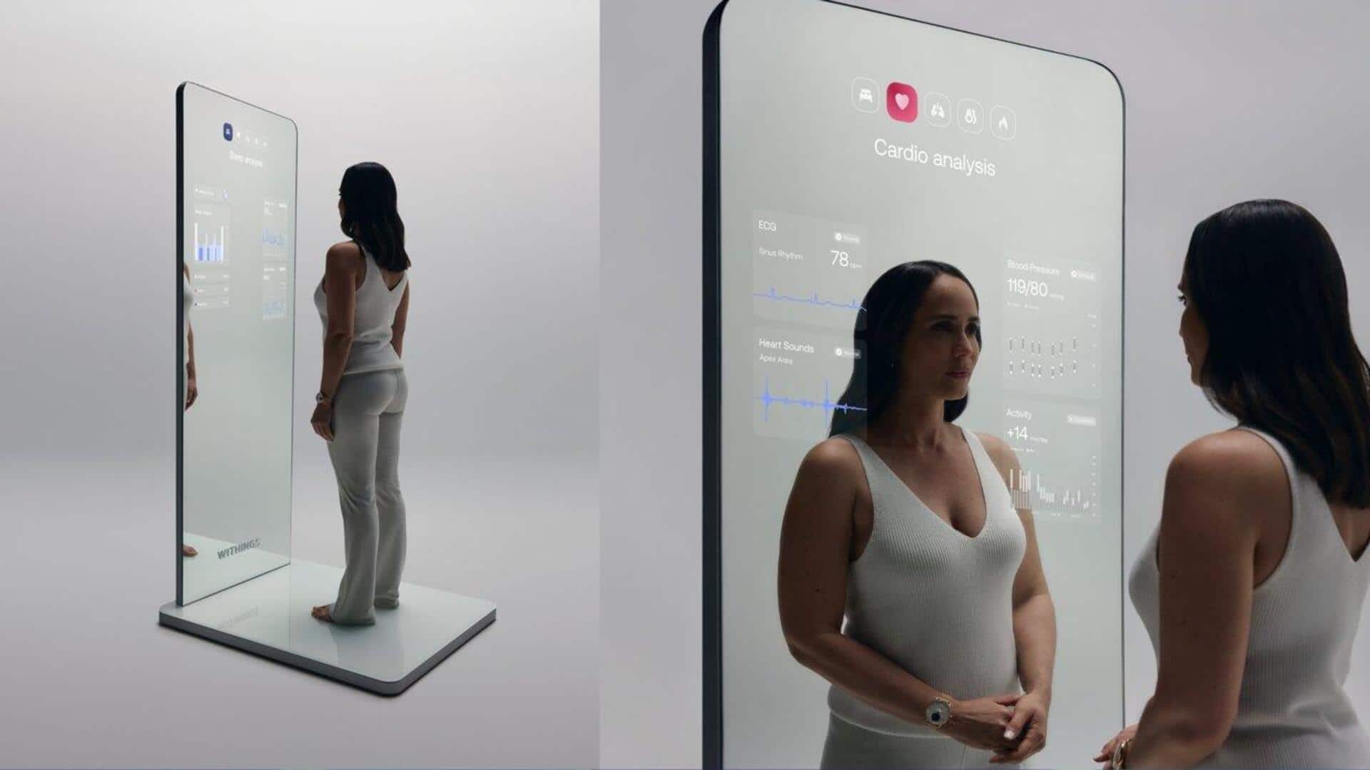 Withings unveils Omnia, an AI-powered mirror that monitors your health 