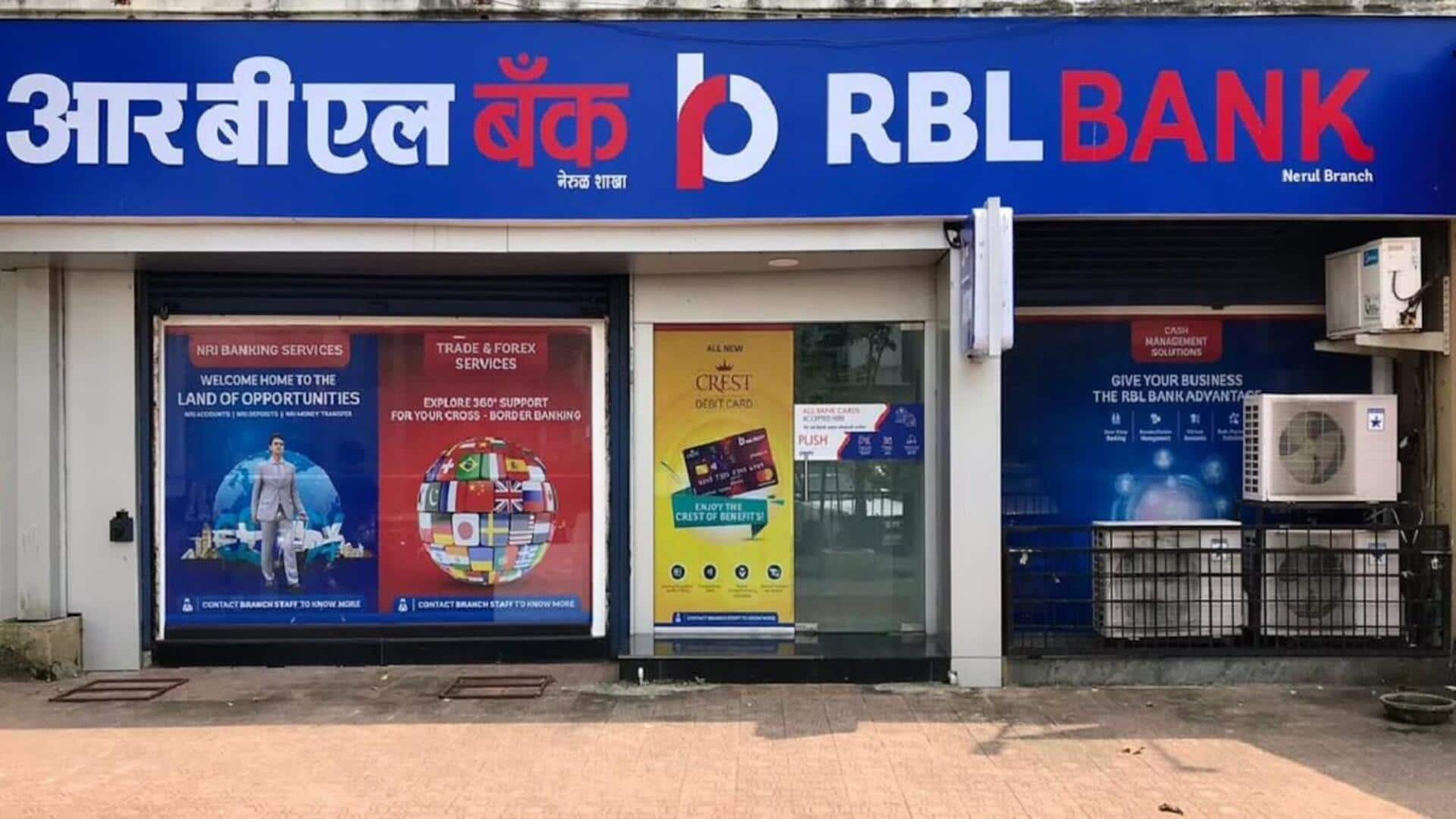 RBL Bank's Q2 results: Profit falls 20% YoY to ₹179cr RBL Bank's Q2 results: Profit falls 20% YoY to ₹179cr