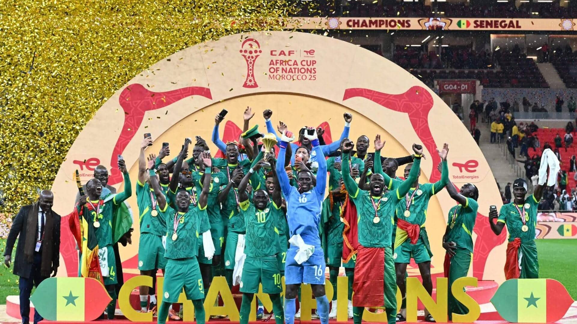 Senegal to parade AFCON trophy despite trophy controversy: Details here