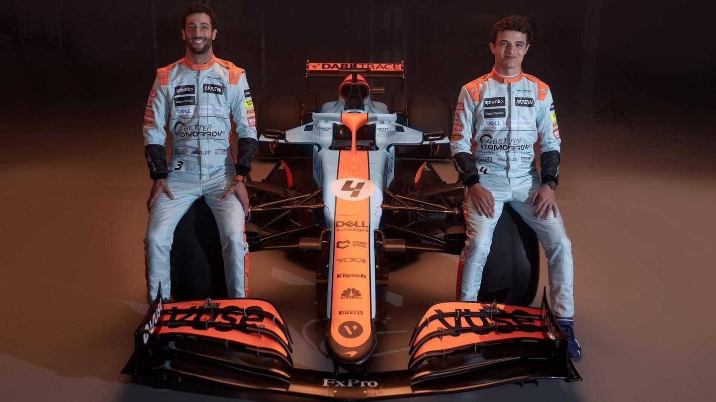 The company has also announced a retro-themed F1 car The company has also announced a retro-themed F1 car