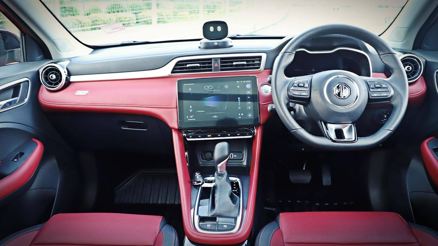 Inside, there is a 10.1-inch touchscreen infotainment console Inside, there is a 10.1-inch touchscreen infotainment console