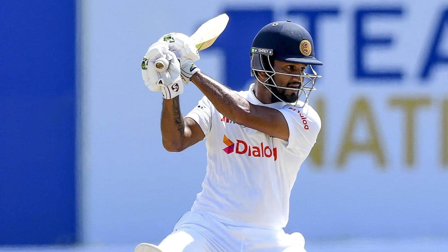 Karunaratne leads Lanka's show with the bat Karunaratne leads Lanka's show with the bat