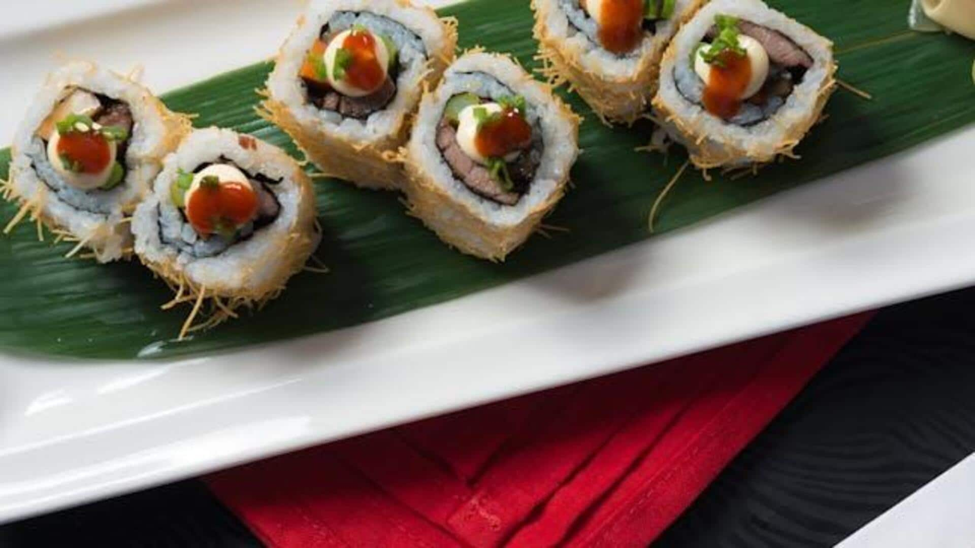 The health benefits of eating omega-3-rich seaweed vegan sushi