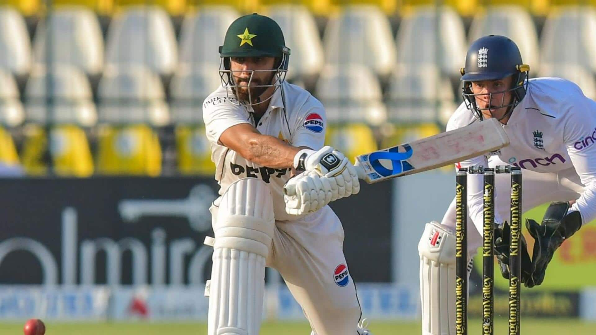 2nd Test: Agha Salman slams gritty 63-run knock versus England