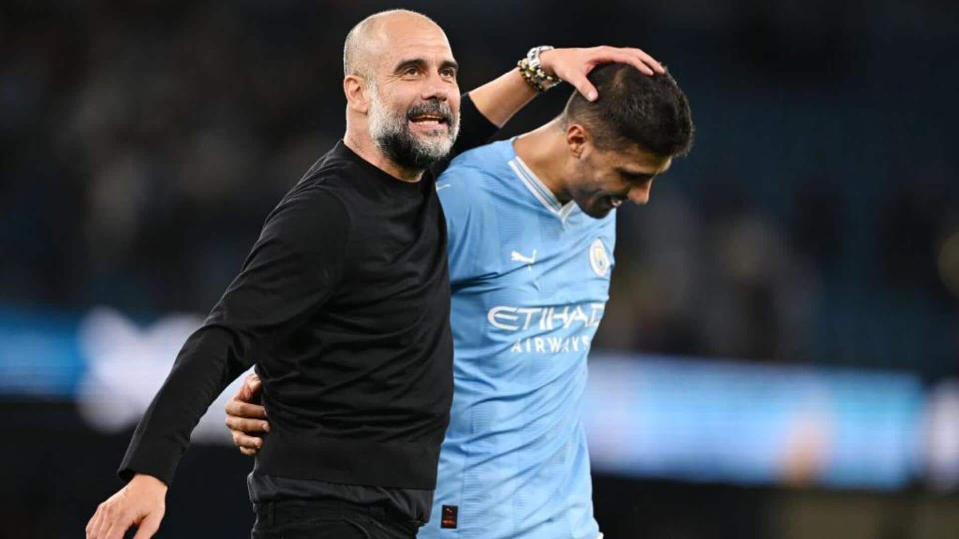 Premier League: Man City's Rodri ruled out of Everton clash Premier League: Man City's Rodri ruled out of Everton clash