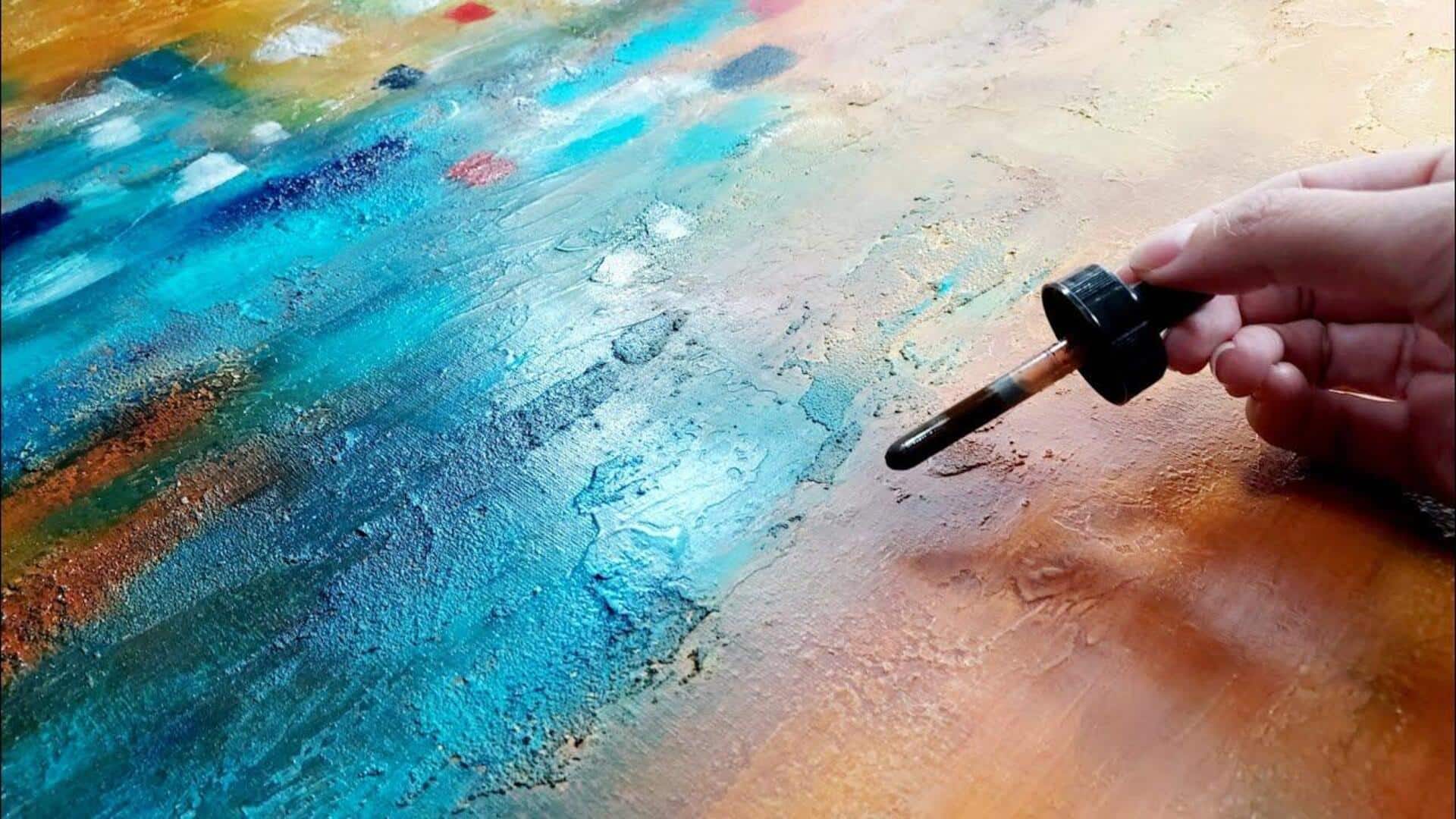 What is layered ink artwork?