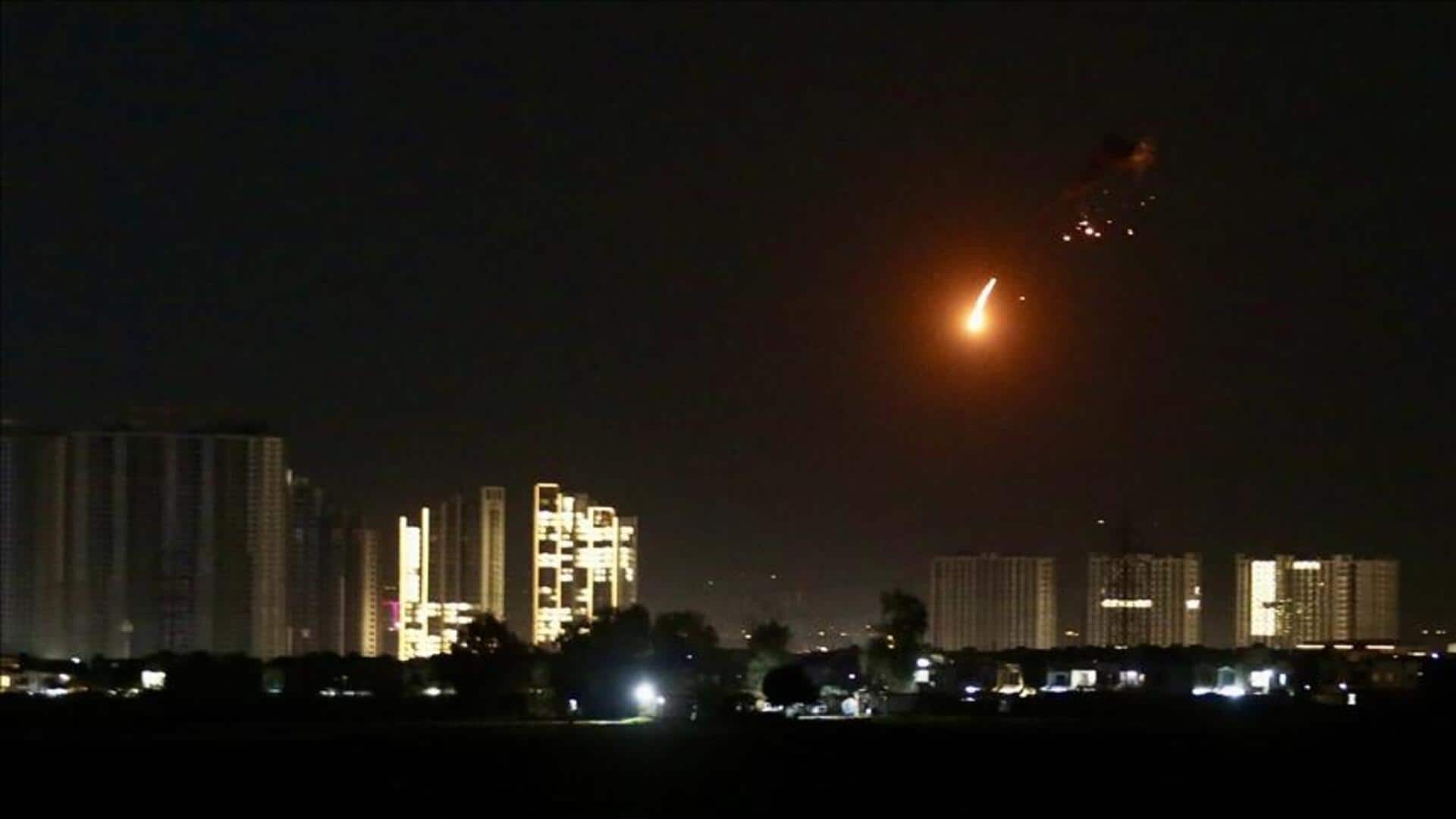 Drone attack sets Kuwait airport fuel tank on fire