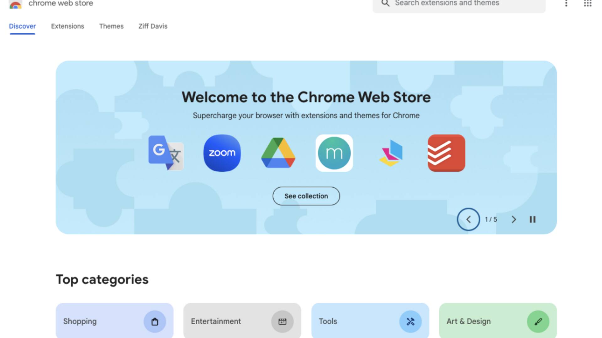 Refreshed Google Chrome Web Store now live with AI extensions
