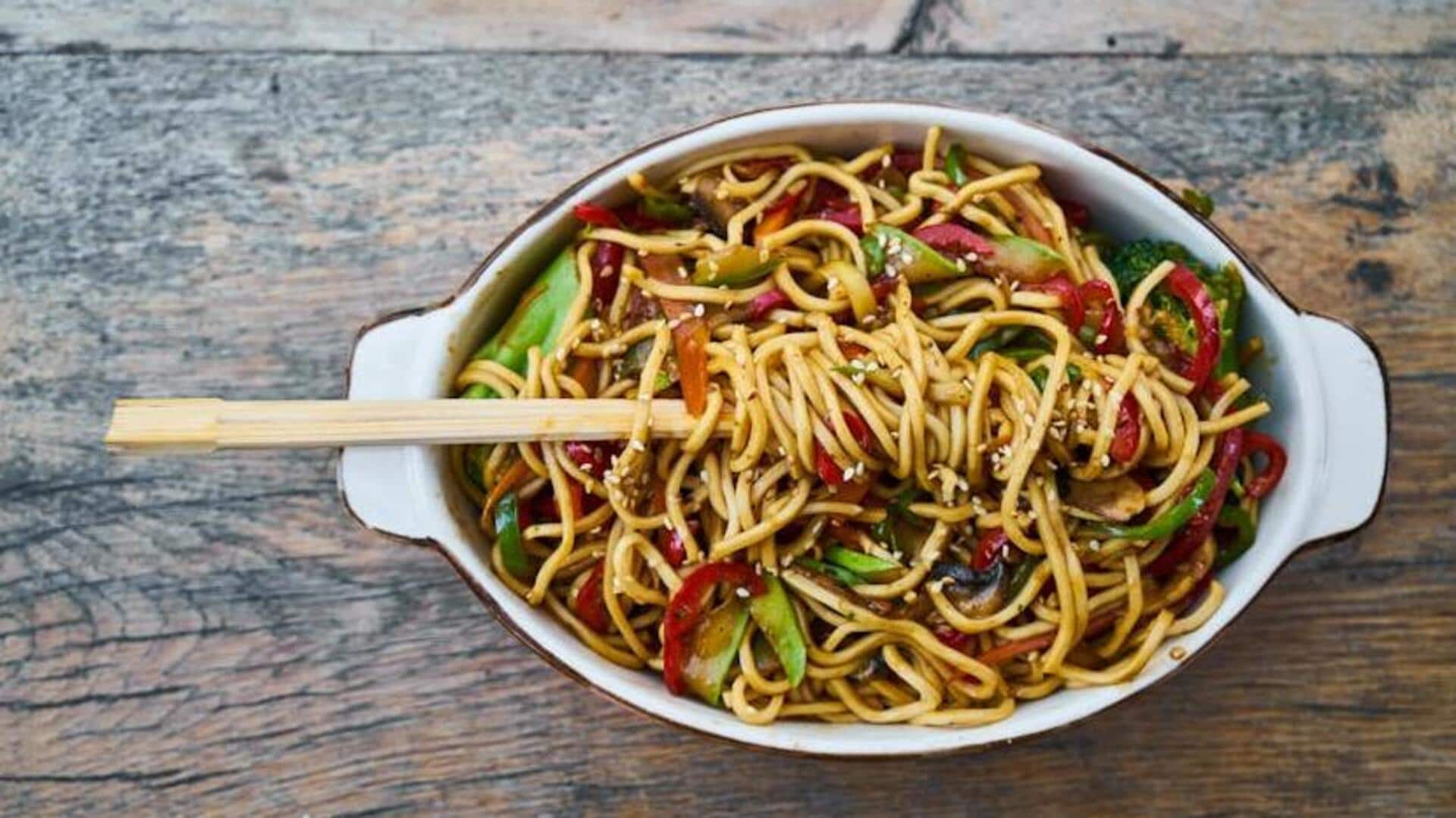 Check out this Indo-Chinese szechuan noodles recipe
