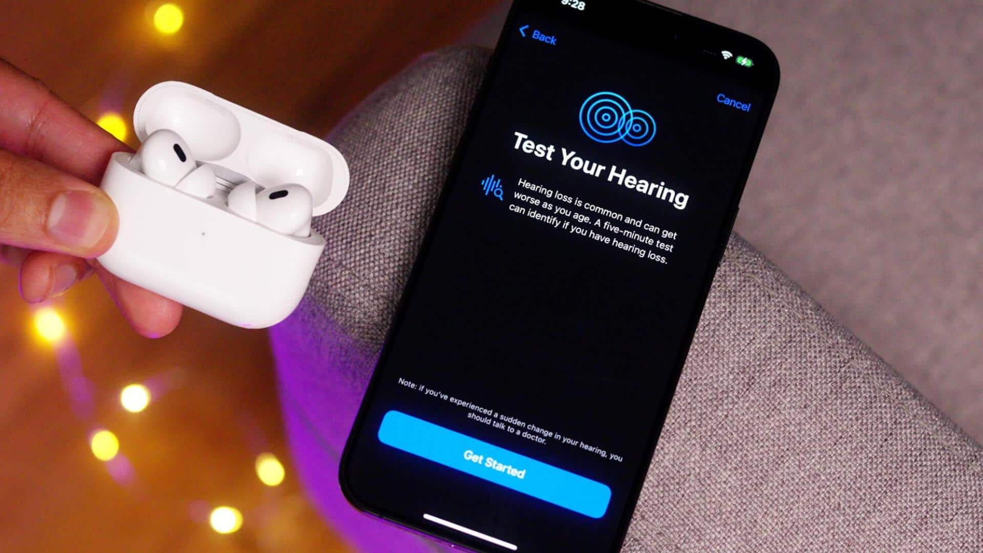 How to perform hearing test using Apple's AirPods Pro