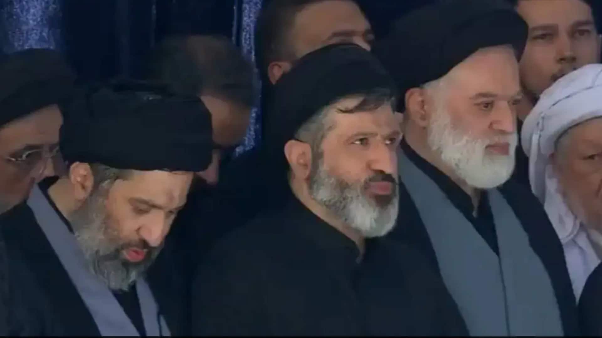 Who are Khamenei's 3 sons who attended his funeral?