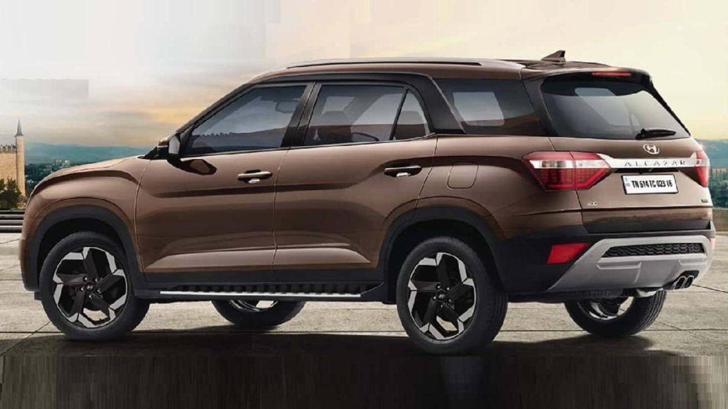 The car has triangular headlights and 18-inch wheels The car has triangular headlights and 18-inch wheels