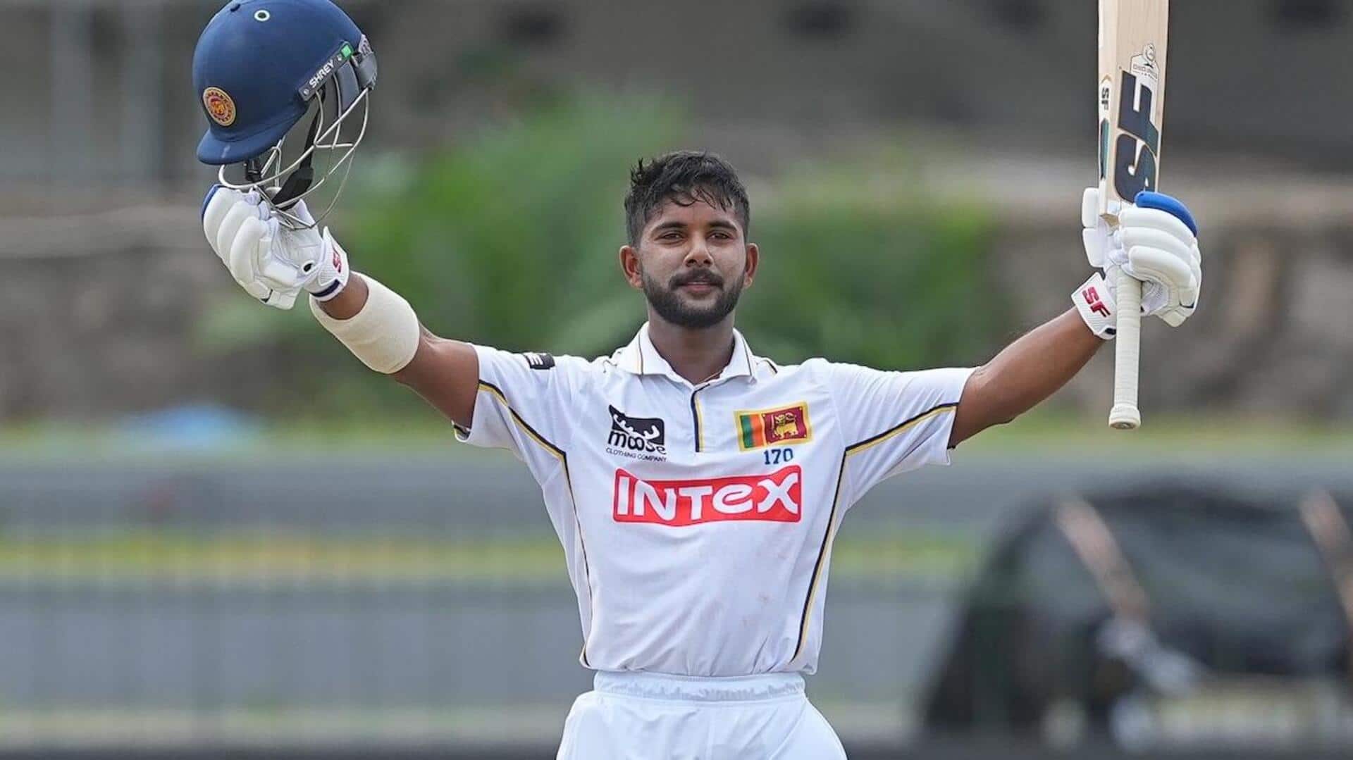 Batters with twin hundreds in a Test, second while following-on