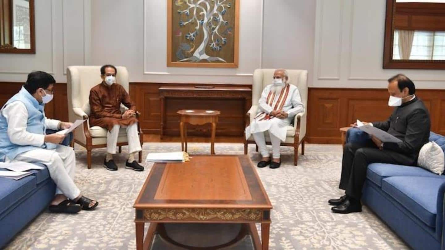 Last month, Thackeray had met with PM Modi Last month, Thackeray had met with PM Modi